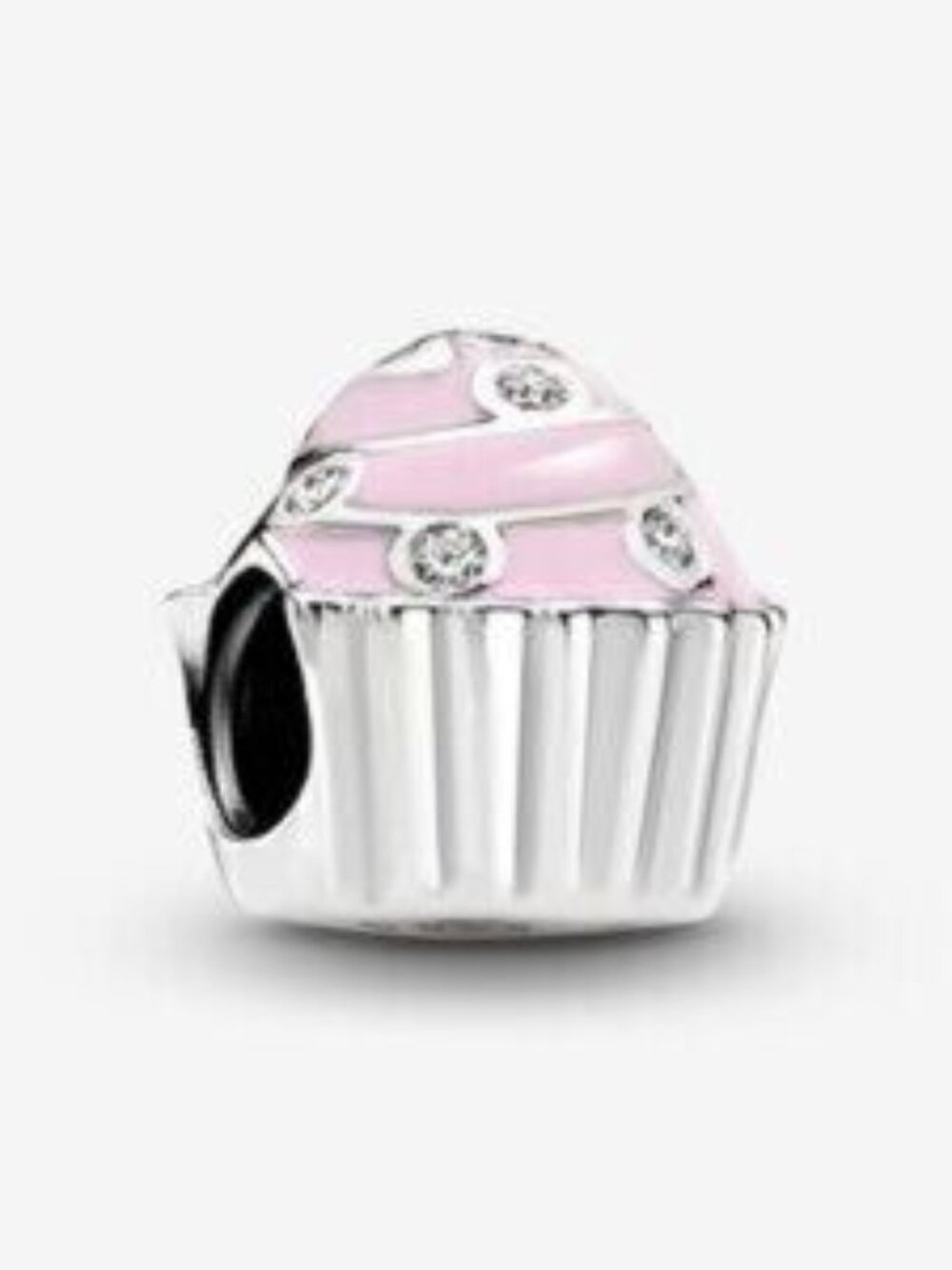 Pandora Pink Cupcake Charm,Perfect Condition